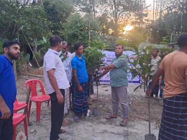 চারা বিতরণ ও বৃক্ষরোপণ